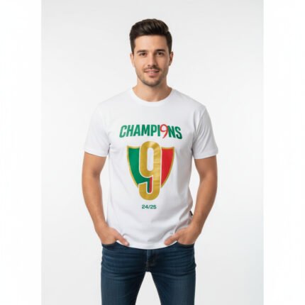 Tee-shirt champions 9 blanc